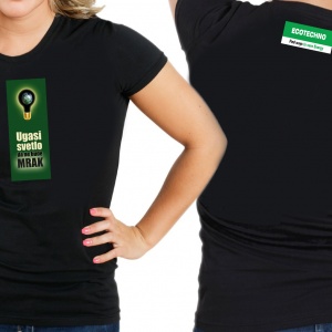 T-Shirt "ECOTECHNO - Find ways to save Energy"